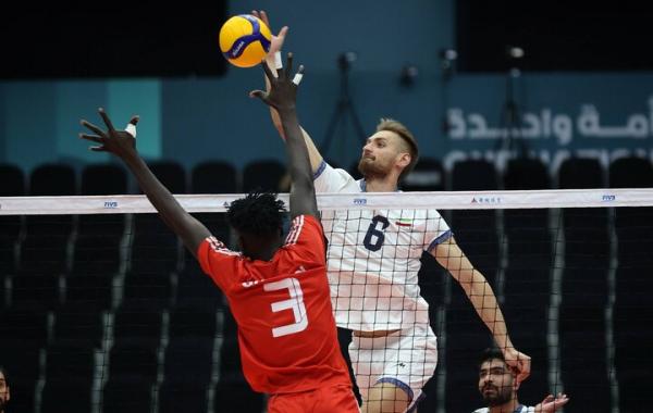 پیروزی بی دردسر تیم ملی والیبال ایران مقابل چاد