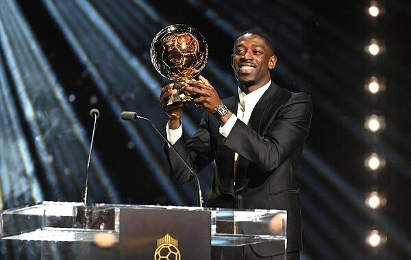 عثمان دمبله شانس اول جایزه The Best ۲۰۲۵