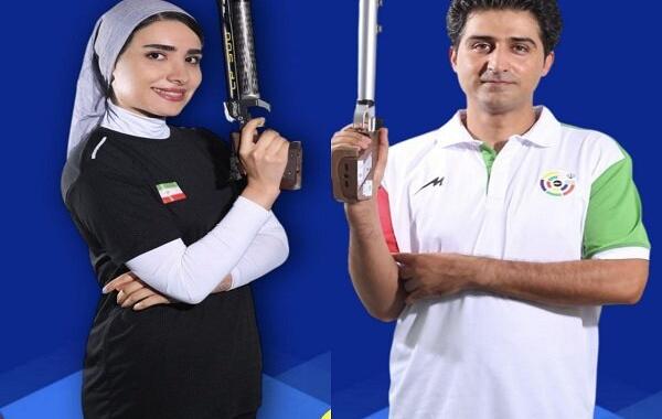 تیم میکس تپانچه ایران به مدال برنز آسیا رسید