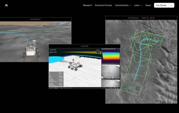 هوش مصنوعی روی مریخ رانندگی کرد