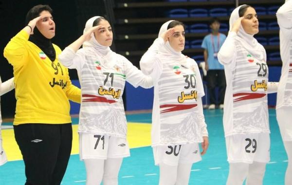 دختران هندبال ایران پنجم آسیا شدند