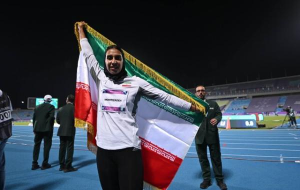 دختر دونده ایران دومین طلایی دوومیدانی در ریاض