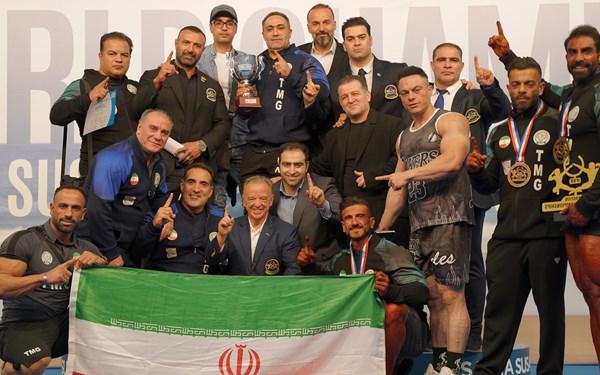 تیم ملی پرورش اندام ایران بر بام جهان ایستاد