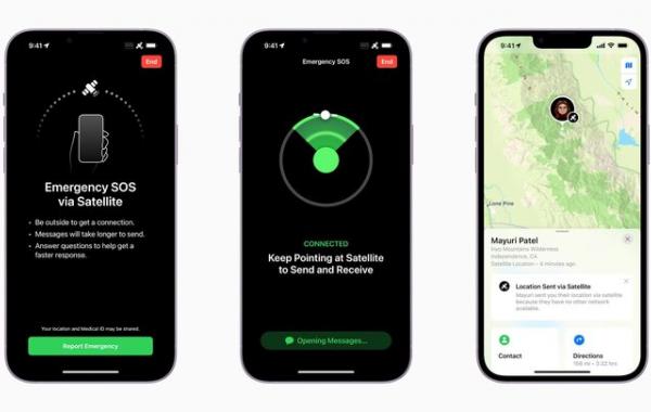 قابلیت‌های ماهواره ای آیفون بیشتر می شود