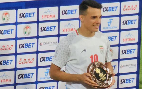 جسین زاده بهترین بازیکن دیدار ایران با هند شد