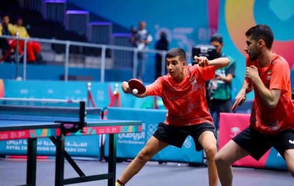 تیم پینگ پنگ مردان ایران نقره گرفت