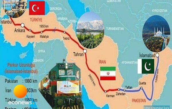 ایران در محور ترانزیت شرق و غرب قرار می‌گیرد