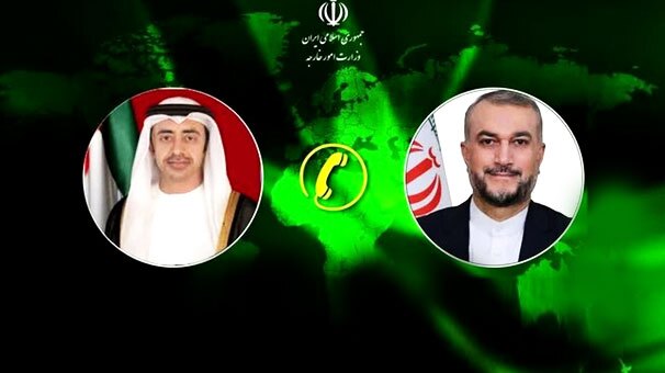 گفتگوی وزیران خارجه ایران و امارات درباره غزه