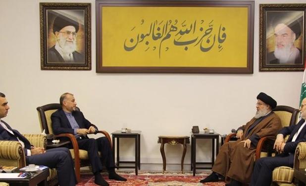 امیرعبداللهیان با سید حسن نصرالله دیدار کرد