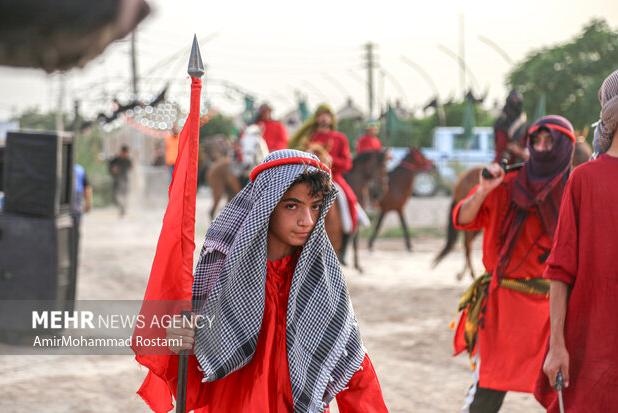 برگزاری کاروان نمادین اسرای کربلا در دماوند
