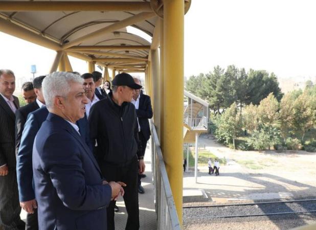 بازدید وزیر راه‌آهن ترکمنستان از بندر خشک ریلی تهران