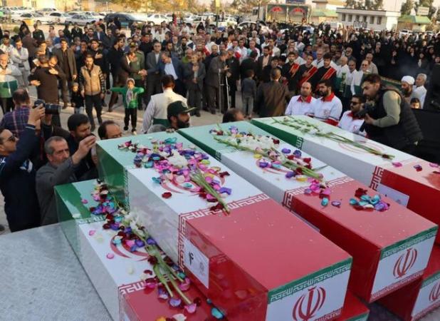 آئین معنوی استقبال از ۸ شهید گمنام در سمنان برگزار شد