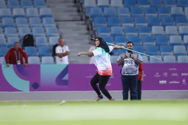 نماینده پرتاب نیزه ایران در بخش بانوان چهارم شد