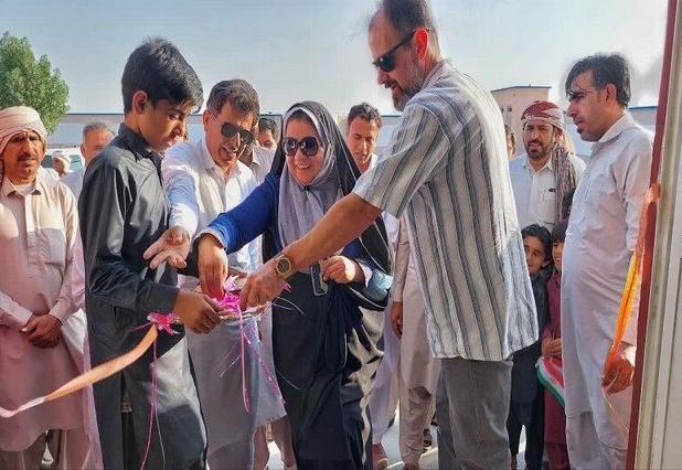 افتتاح  مدرسه روستایی خیرساز در شهرستان زرآباد