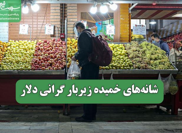 شانه‌های خمیده زیربار گرانی دلار