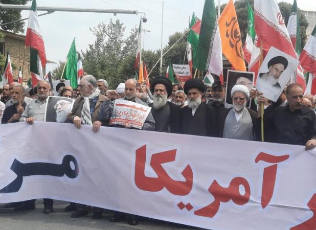 آغاز راهپیمایی جمعه خشم و نصر در گرگان