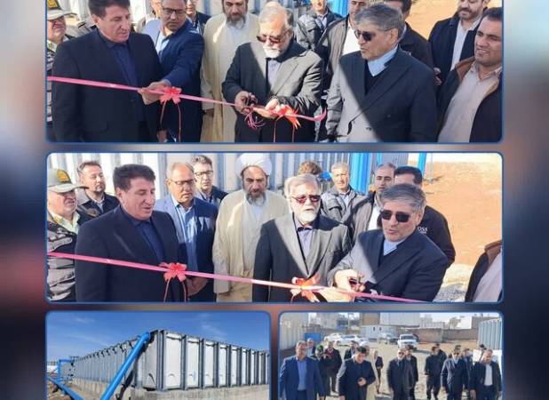 افتتاح مخزن ۱۰۰۰ مترمکعبی تازه‌آباد شاهیوند در ششمین روز از دهه فجر