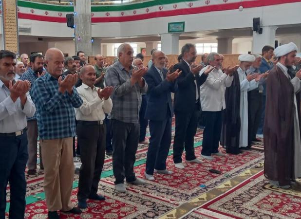 اقامه نماز عید قربان در کاخک