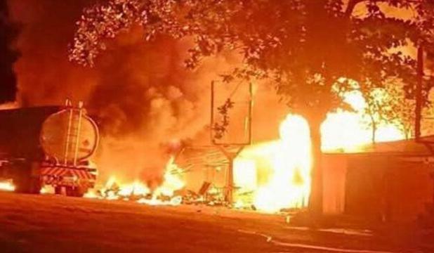 ۳ کشته در پی آتش‌سوزی تانکر نفت در جنوب غربی کامبوج