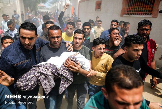 شهادت ۲۴ فلسطینی ساکن غزه در شبانه روز گذشته