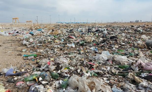 چهره ای نامناسب و مملو از زباله در پرترددترین گذرگاه مرزی کشور