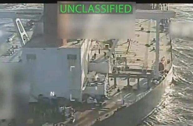 انتشار فیلم دزدی دریایی آمریکا و حمله به یک نفتکش+ ویدئو