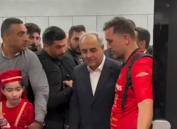 حضور استاندار آذربایجان‌شرقی در جشن قهرمانی تراکتور