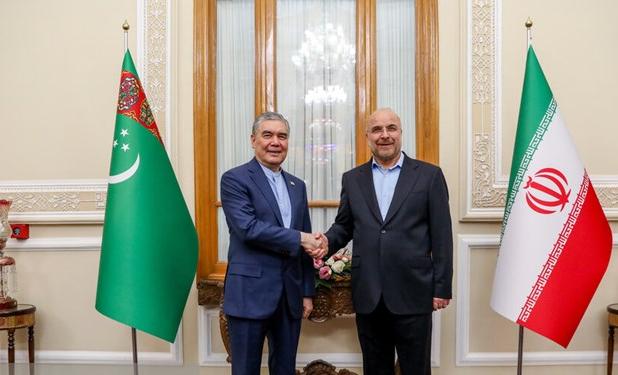 قالیباف در دیدارِ «بردی محمداُف»: ترانزیت کالا و انرژی میان ایران و ترکمنستان فرصت محسوب می‌شود