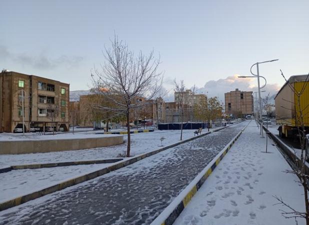 برف، ایلام را سفیدپوش کرد