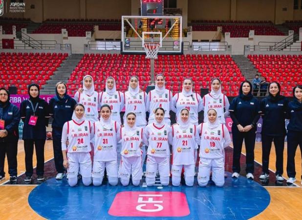 صعود تیم ملی بسکتبال زنان به دیویژن B با قهرمانی تاریخی در غرب آسیا