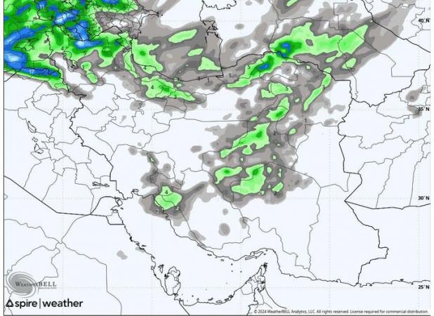 صدور هشدار نارنجی/ تشدید بارش ها در ۱۷ استان تا پایان هفته