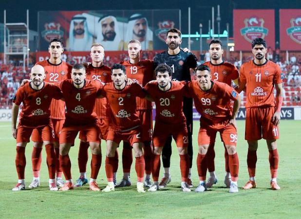 برد نیمه اولی تراکتور مقابل شباب الاهلی امارات