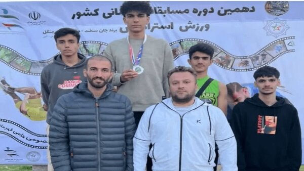 ورزشکار کردستانی نشان نقره مسابقات ملی «جان سخت» را از آن خود کرد