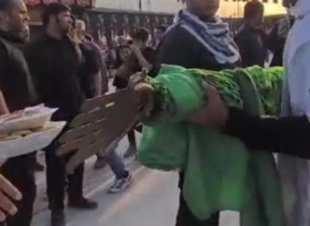 مراسم سنتی و کهن «علم گردانی» در درودگاه