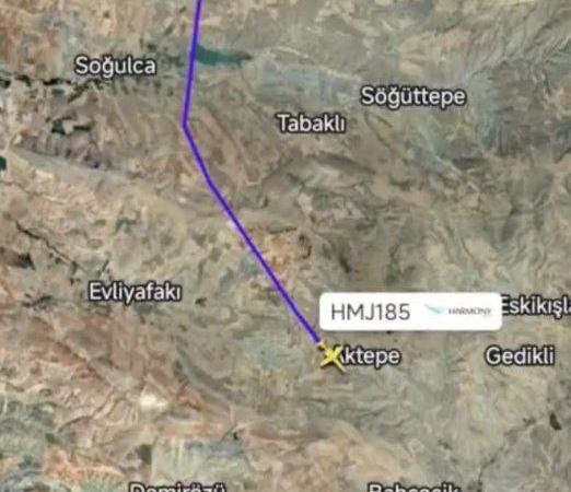 هواپیمای حامل مقامات نظامی در ترکیه سقوط کرد