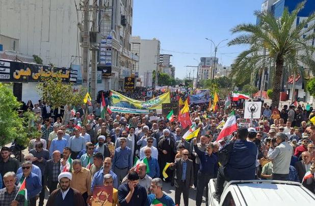آغاز راهپیمایی روز قدس در بوشهر