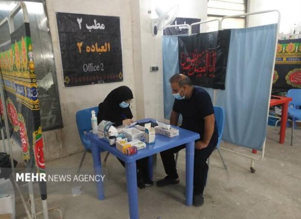 معاینه بیش از ۲۷ هزار زائر اربعین در شلمچه