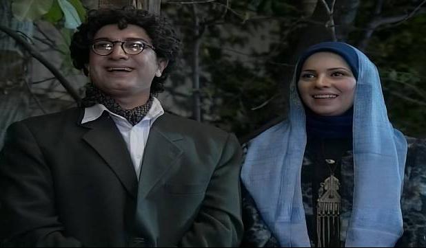 قاب عاشقانه گلچهره «کوچه اقاقیا» با همسرش