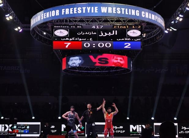 برترین آزادکاران مسابقات کشتی در تبریز معرفی شدند