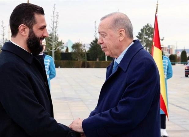 گفتگوی تلفنی اردوغان و احمد الشرع درباره حملات رژیم اسرائیل