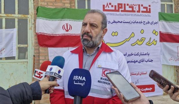 آبرسانی به روستاهای محروم لرستان توسط جمعیت هلال احمر