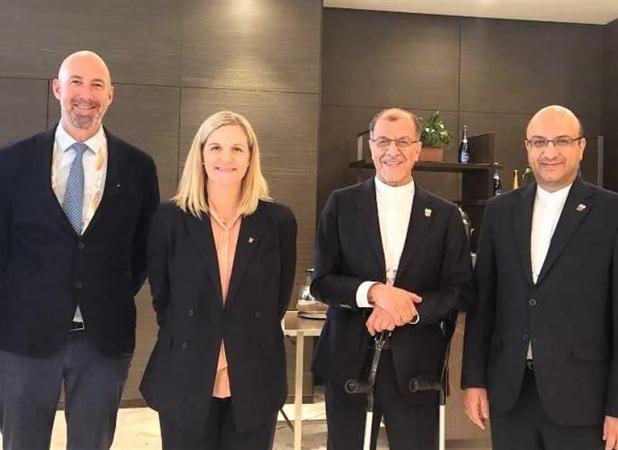 ​دیدار رئیس و دبیرکل کمیته ملی المپیک با رئیس منتخب IOC