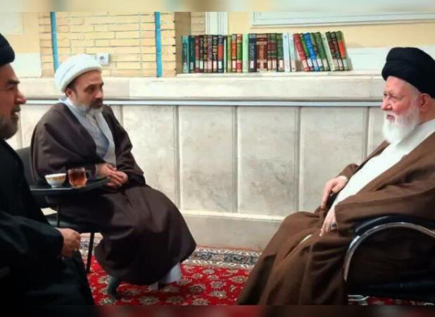 دیدار آیت‌الله علم‌الهدی با رهبر برجسته شیعیان هند