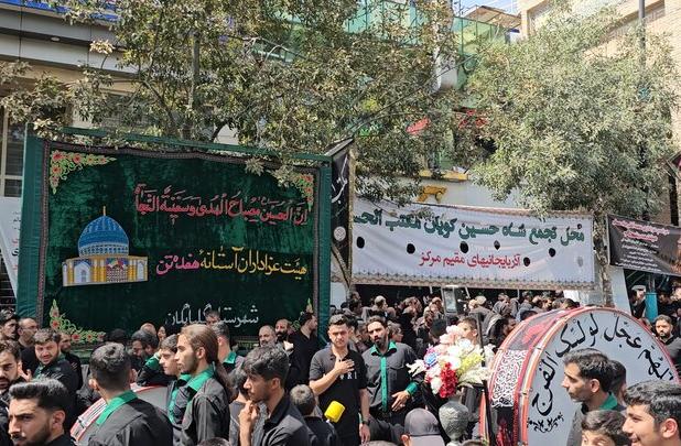 عزاداران از سراسر ایران در جوار حرم امام رضا (ع)