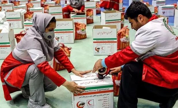 توزیع بیش از 5 هزار بسته معیشتی توسط هلال احمر استان تهران