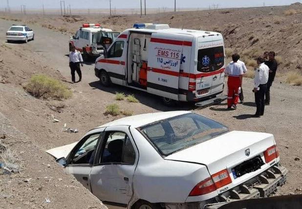 حادثه برای سمند در محور میامی- سبزوار؛ ۷ نفر مصدوم شدند