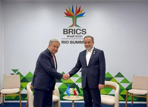 دیدار وزیر امور خارجه با دبیرکل سازمان ملل