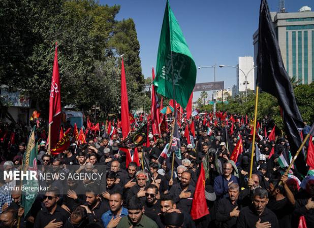 همایش پیاده روی جاماندگان اربعین  حسینی در شهرستان شادگان برگزار شد