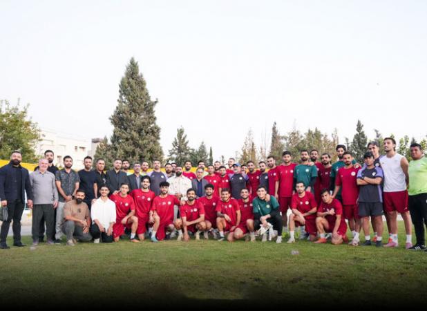 حضور هادی چوپان در تمرین تیم فجر شهید سپاسی شیراز