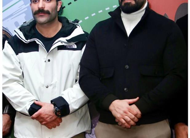 حمید صفت در جشن تولد امیر علی‌اکبری